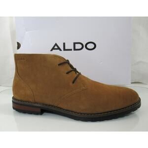 Men's Aldo Kenora Ankle Chukka Lace Up Boots Casual Chestnut Suede Size 10.5